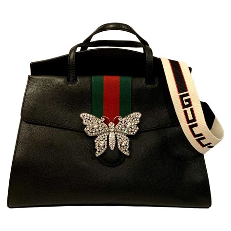 gucci totem bag butterfly|gucci canvas crossbody bag.